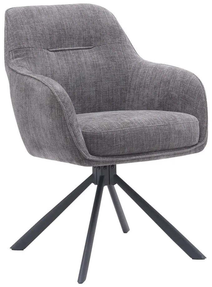 Сиви тапицирани трапезни столове в комплект 2 бр. Avola – Unique Furniture