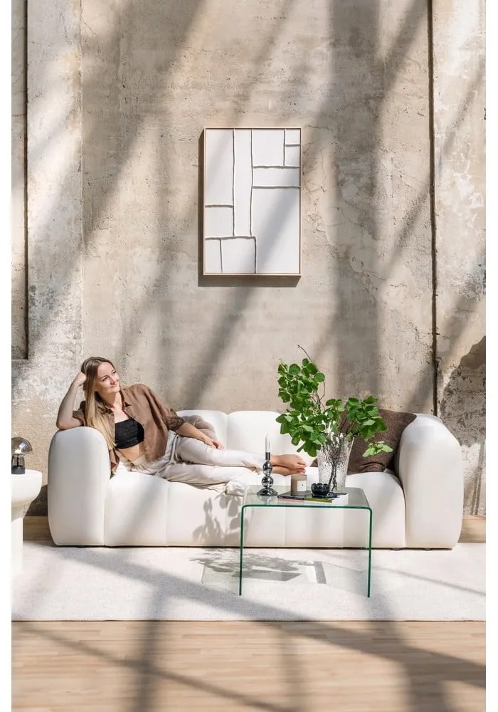 Тюркоазен кадифен диван 225 cm Cube – Bonami Selection