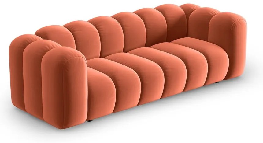 Розов диван 228 cm Lupine – Micadoni Home