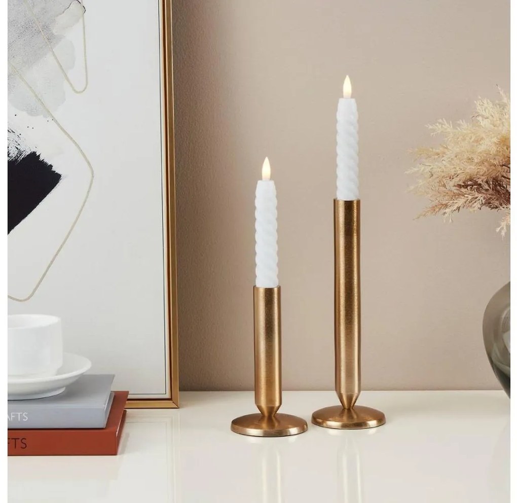 Eglo 422227 - Комплект 2x LED свещ ANDRAFIABE LED/1xAAA 15 см бяла