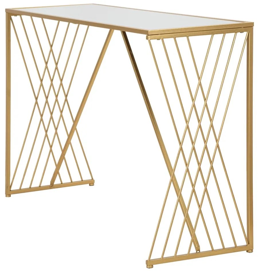 Конзолна маса в златисто 40x120 cm Easy - Mauro Ferretti