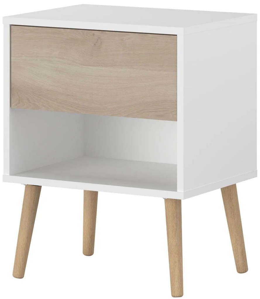 Нощно шкафче Randers-Fusiko-White