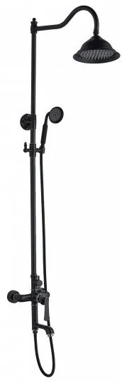 Душ система със смесител, пита, слушалка и шлаух ICT 6481ORB, Inter Ceramic