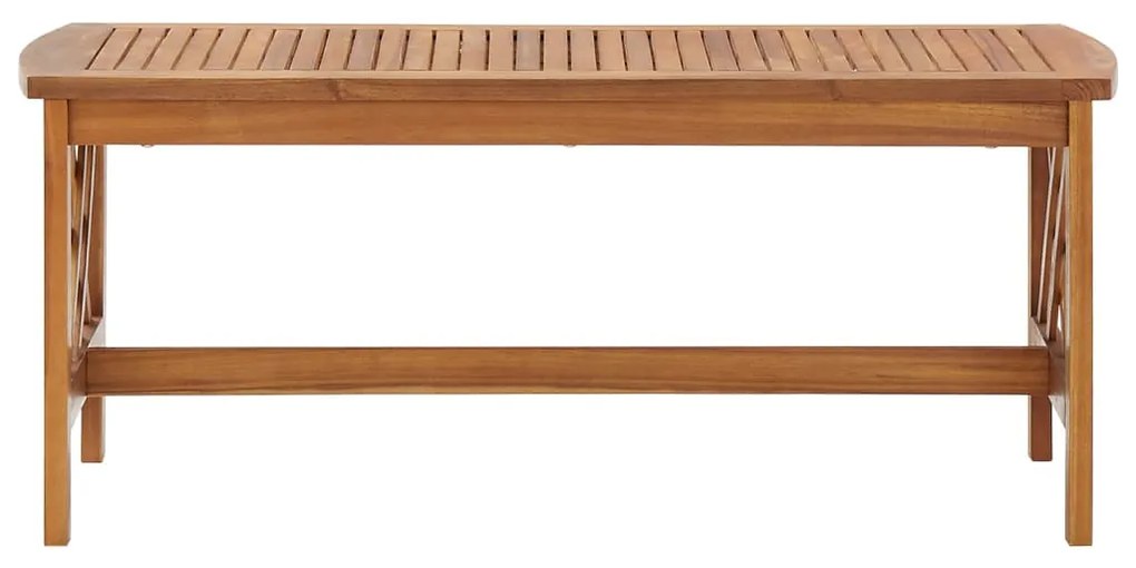 310265 vidaXL Маса за кафе, 102x50x43 см, акациево дърво масив