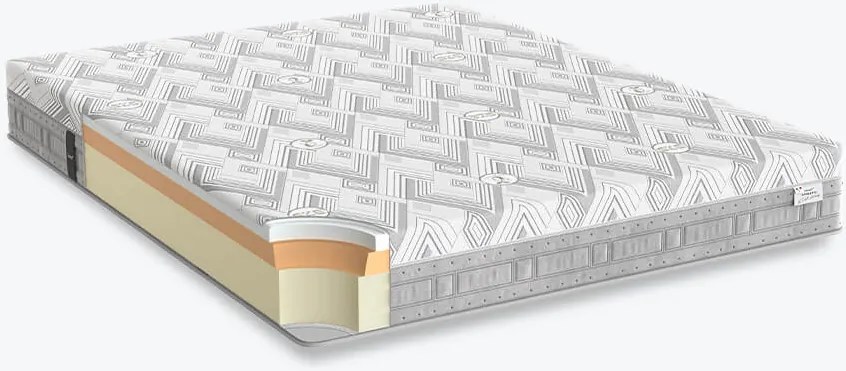 Матрак isleep, ATHLETIC, 90x190x25, Среден към твърд, Високоеластична пяна