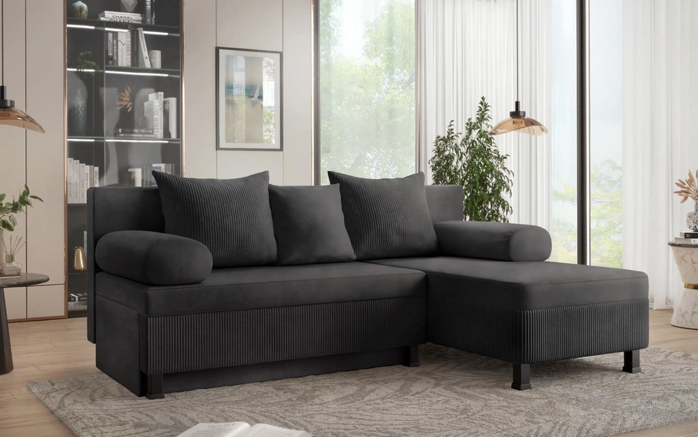 Разтегателен ъглов диван Делано S