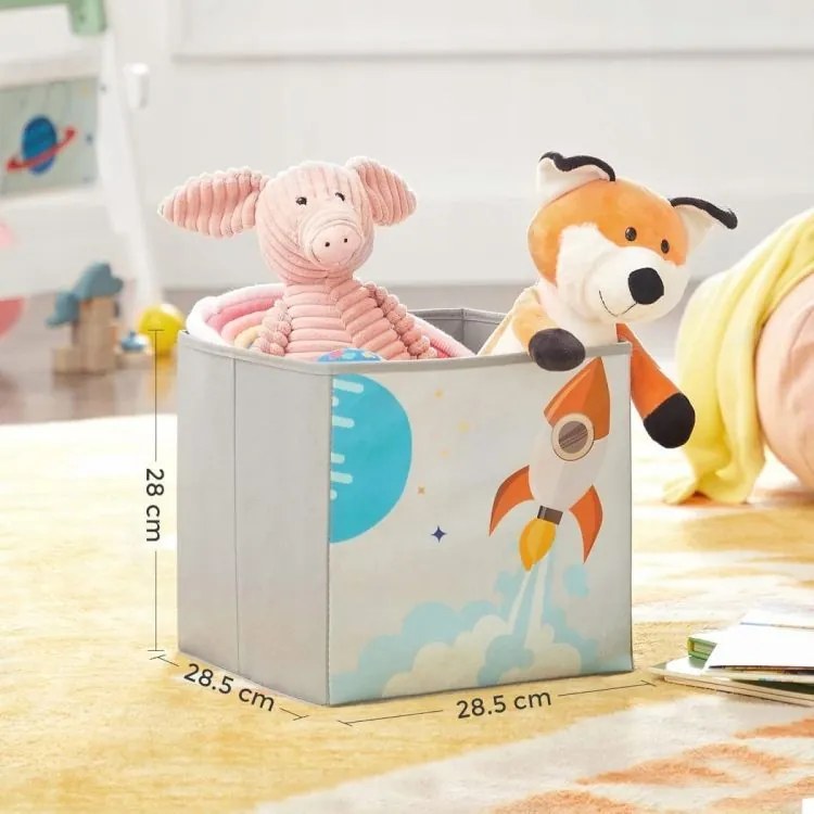 Детски рафт за играчки и книги 100 x 93 x 30 cm