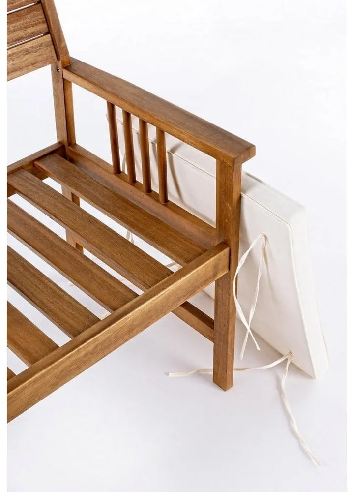 Градински комплект от за отдих от масивна акация в тъмно естествен цвят за 4 Noemi – Bizzotto