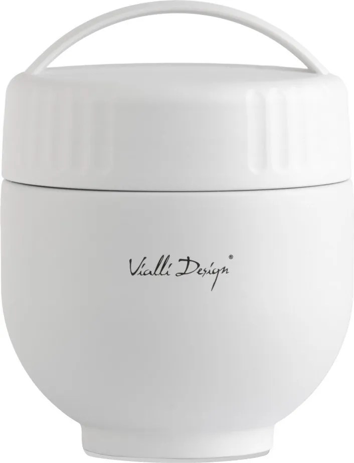 Бял термос за храна от неръждаема стомана 680 ml Fuori – Vialli Design