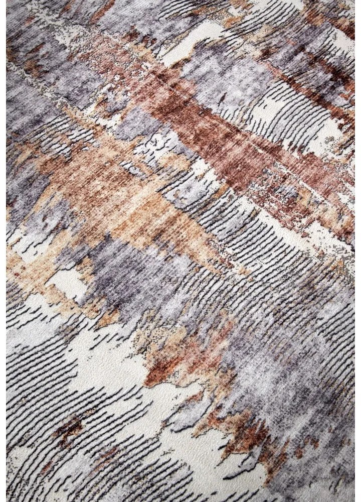 Сив килим 80x150 cm Malard Copper Gold – Elle Decoration