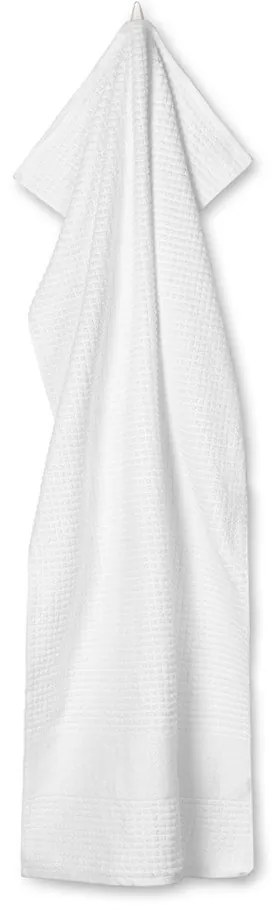 Бяла хавлиена кърпа от органичен памук от тери 70x140 cm Check – JUNA