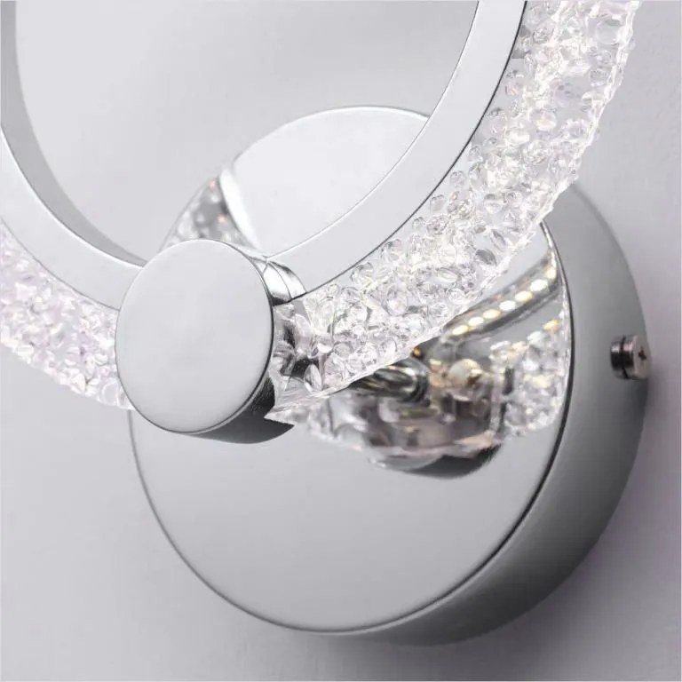 СТЕННА ЛАМПА LED LHJ067-W CHROME