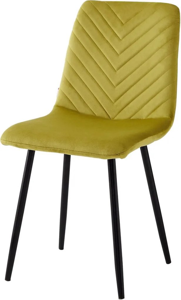 Кухненски стол Lina-жълт (4) парчета