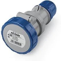 Scame Промишлен подвижен контакт 2P+Е 16A IP66/67, 6h серия Optima  - 318.1643