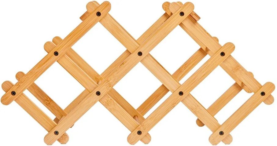 Бамбукова стойка за вино - Bonami Essentials