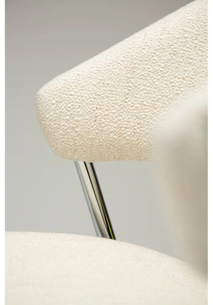 Кремав тапициран трапезен стол Zone – DAN-FORM Denmark