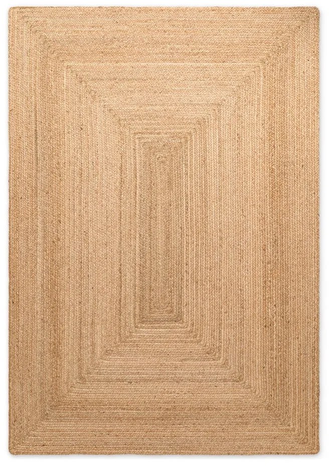 Двустранен/ръчно изработен ютен килим в естествен цвят 80x150 cm Juno – Hanse Home