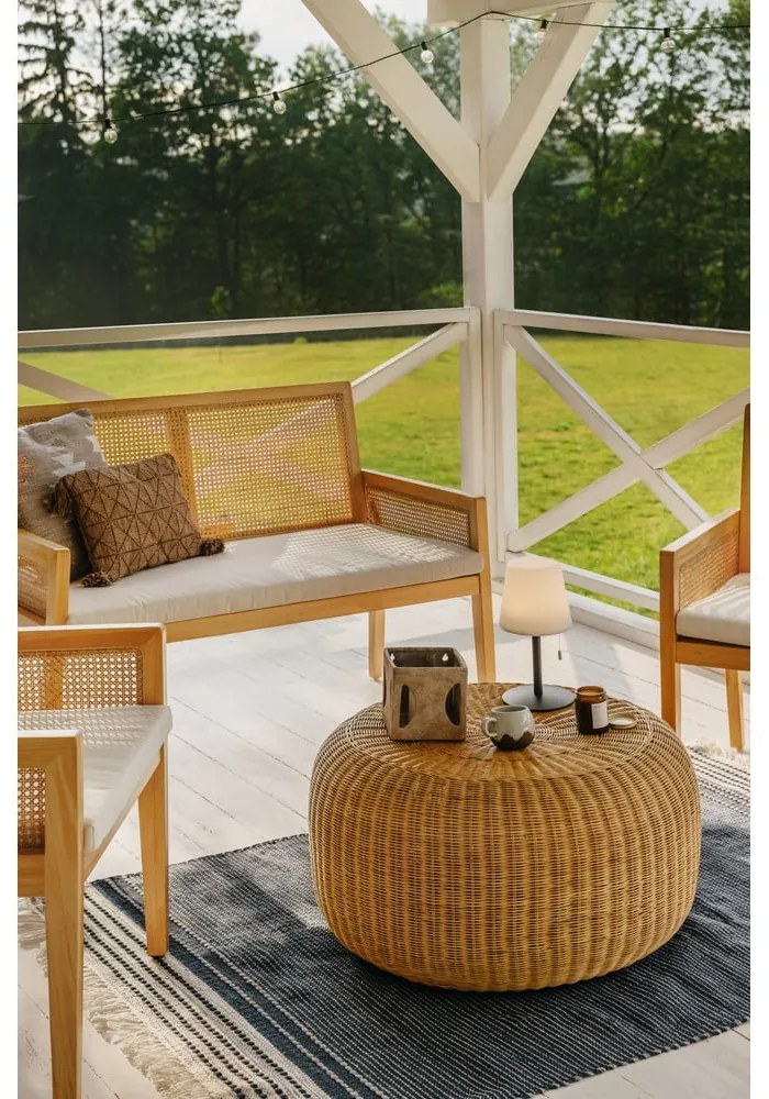 Тъмносин двустранен килим за открито, изработен от рециклирана пластмаса , 80 x 180 cm Civil - Green Decore