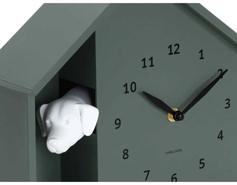 Стенен часовник Peeking Doggy – Karlsson