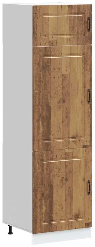 853635 vidaXL Кухненски шкаф, Kalmar, старо дърво, инженерно дърво