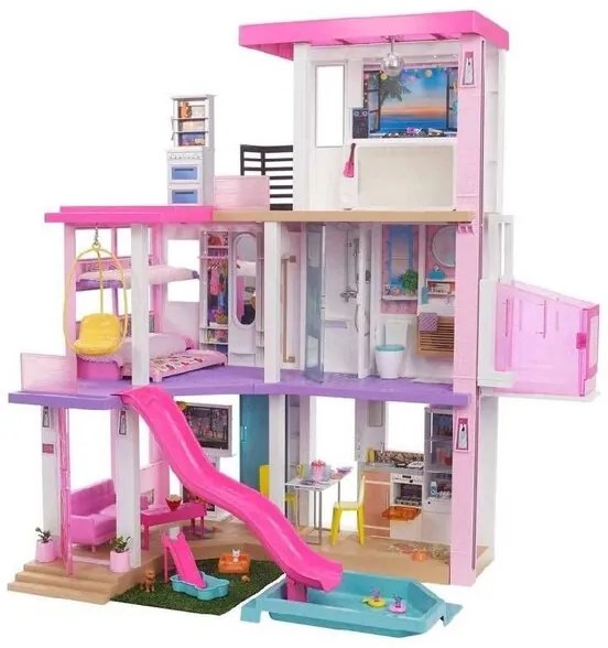 Къща за кукли, Barbie Dreamhouse  със звуци и светлини