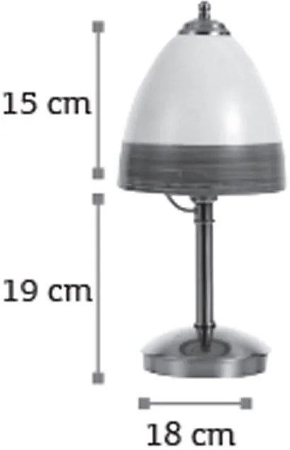 Настолна лампа InLight 3432-Silver