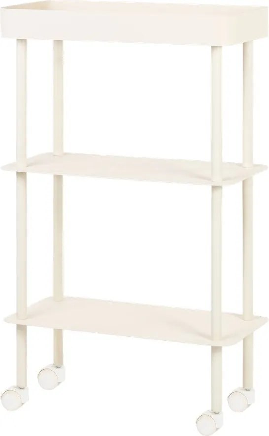 Бежов метален подвижен стелаж 60x97x30 cm Nolle – noo.ma