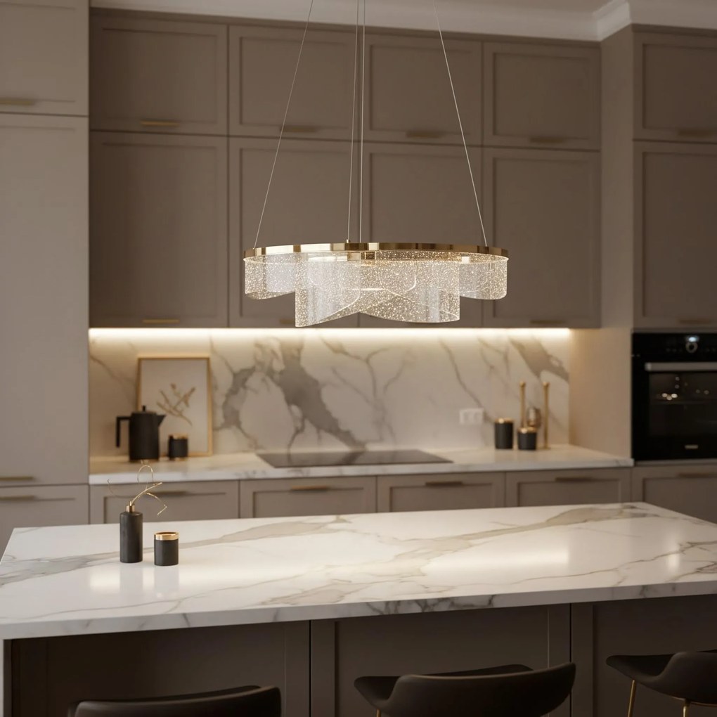 Лампа LED G138-CP 50cm Gold