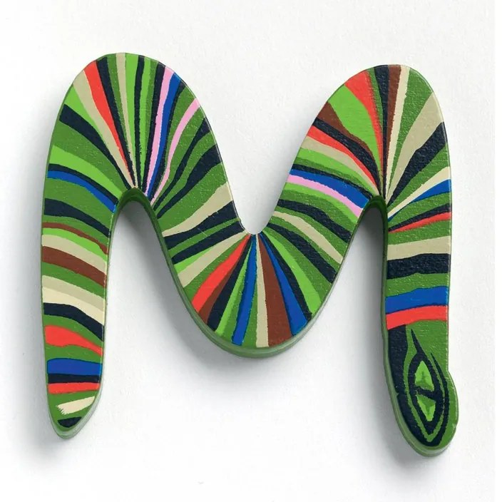 Djeco - Дървена буква M DD04852