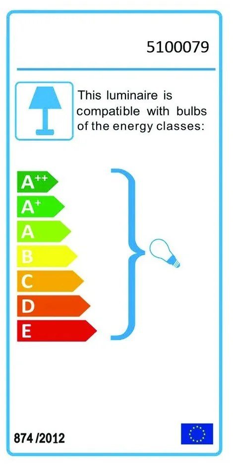 Черна подова лампа Tokio - White Label