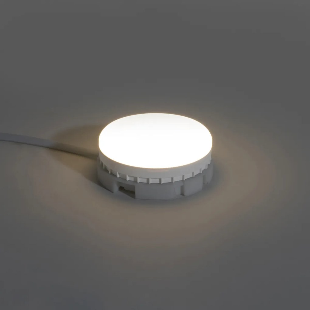 Комплект от 5 GX53 LED крушки с 3-степенно димиране 9W 900 lm 3000K