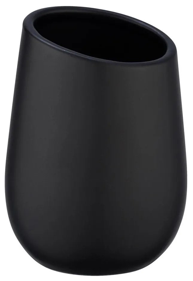 WENKO 23651800 - Чаша за четки за зъби BADI 8x11 cm черна