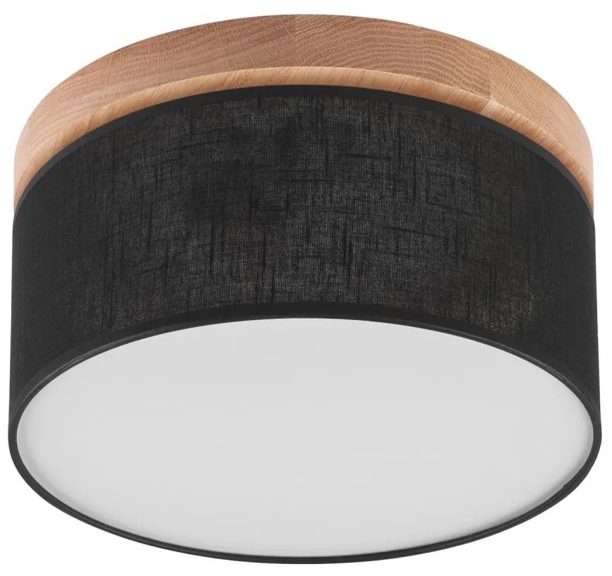 Brilagi - LED Плафон BELLADONNA 1xE27/15W/230V черен/дъб