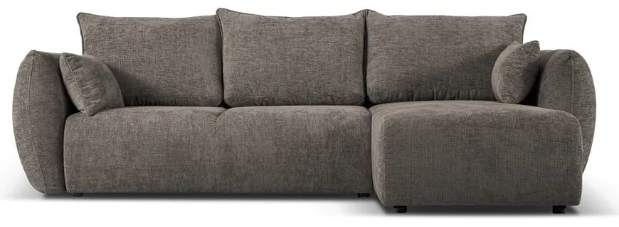 Сив ъглов диван (десен ъгъл) Matera - Cosmopolitan Design