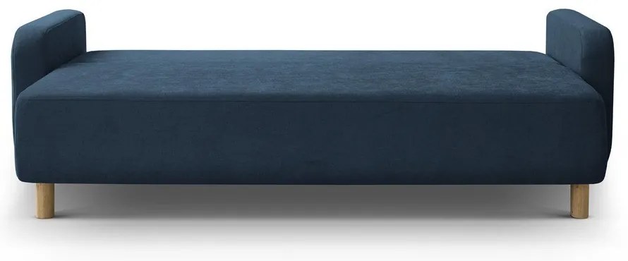 Тъмносин разтегателен диван с място за съхранение 231 cm Elen – Micadoni