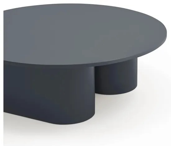 Антрацитна масичка за кафе 110x111 cm Totem – Teulat