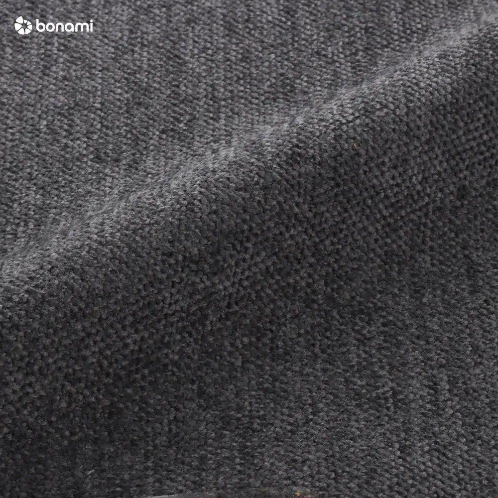 Тъмно сив ъглов разтегателен диван десен ъгъл Scandic Lagom - Miuform