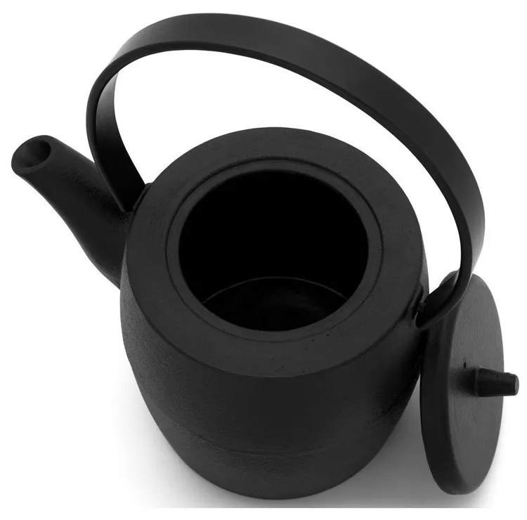 Черен чугунен чайник с цедка 1,2 l Kobe – Bredemeijer