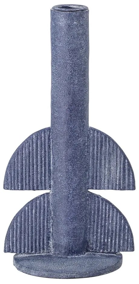 Син свещник, височина 22 cm Bess - Bloomingville