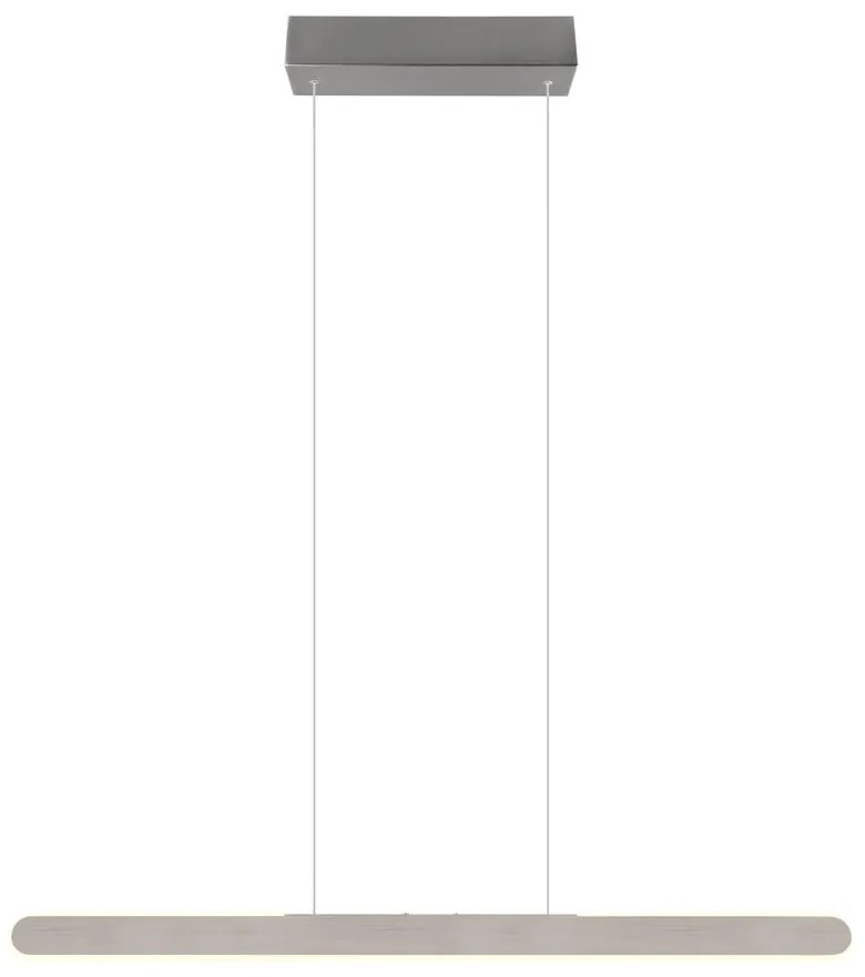 Светлосиво LED осветително тяло за окачване Helios - Trio