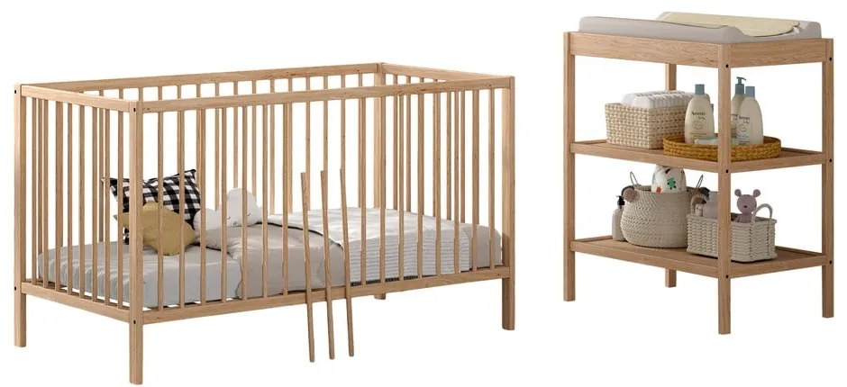 Комплект детски мебели от масивен бук 2 бр. Dino – Vipack