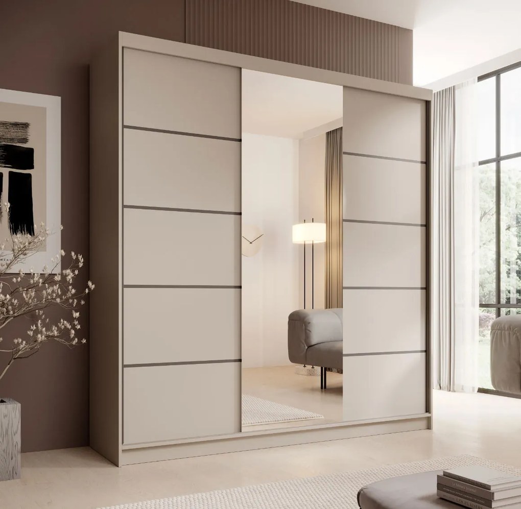 Гардероб Barry 200 плъзгащ-Кашмир