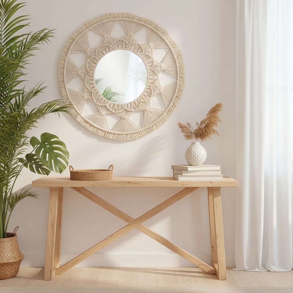 Бохо стенно огледало 65CM 322050