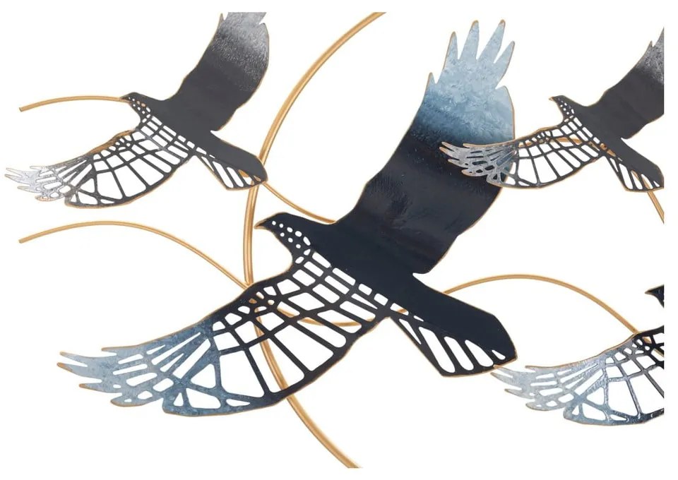 Метална декорация за стена 91x50 cm Birds – Mauro Ferretti