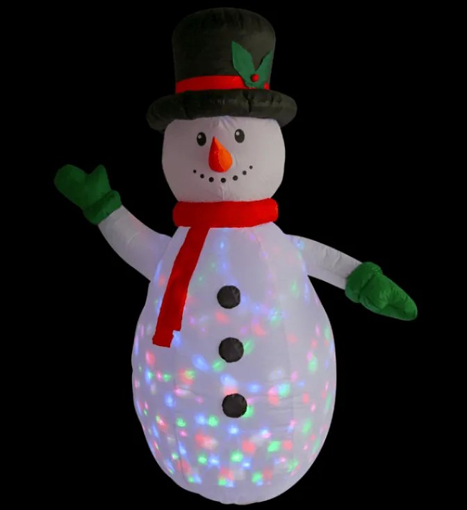 Светеща надуваема лодка snowman 1Led