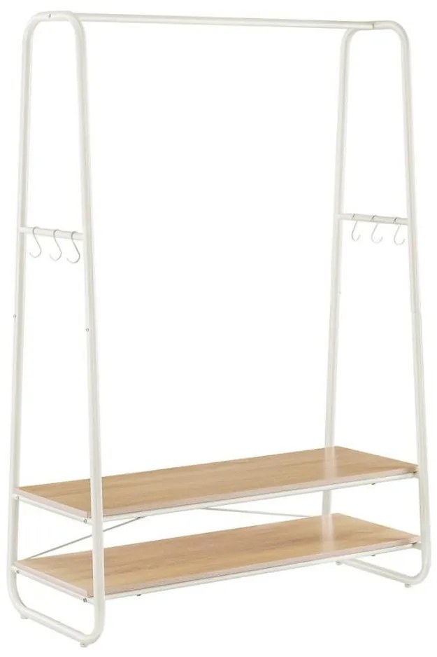 Подова закачалка LINEA бяла/кафява