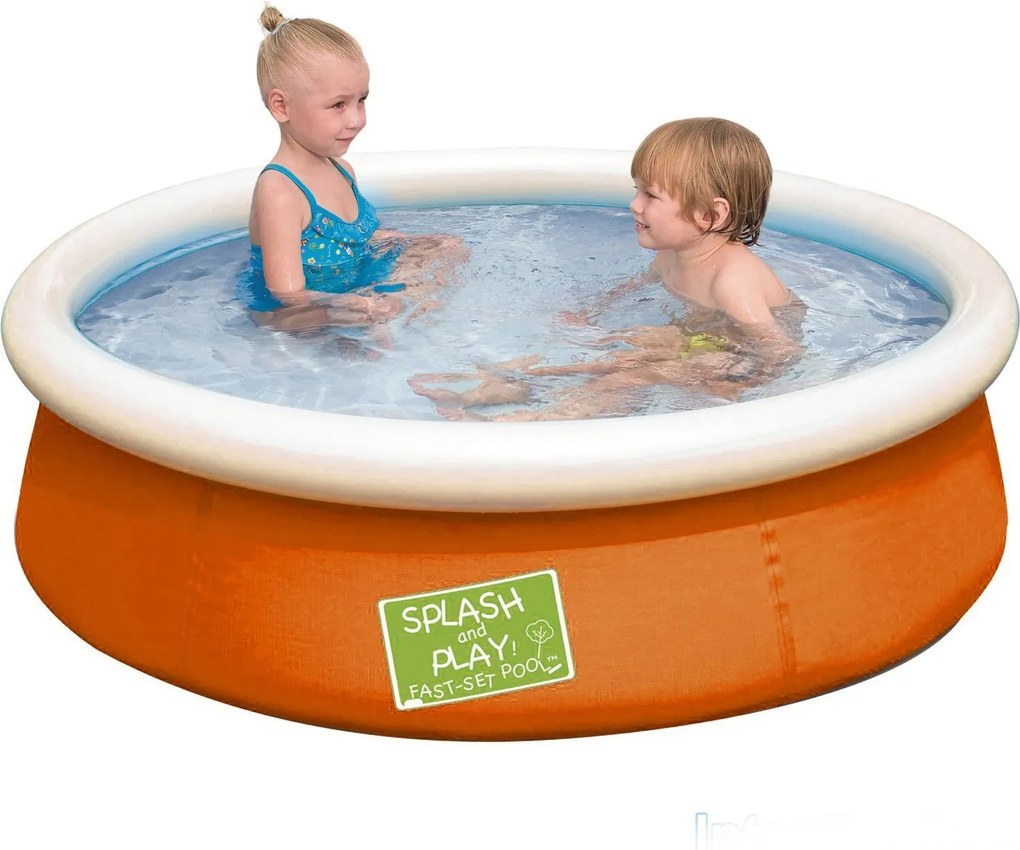 Bestway - Надуваем басейн My first Fast Set Pool 152x38 см - оранжев
