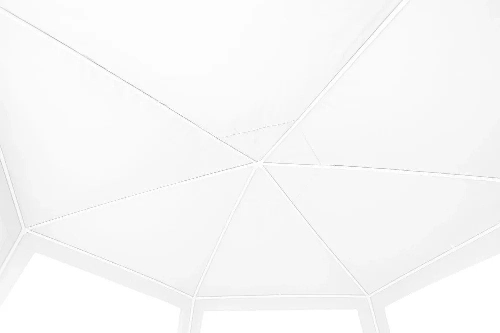 Градинска беседка с мрежа против комари 2 x 2 м Сив