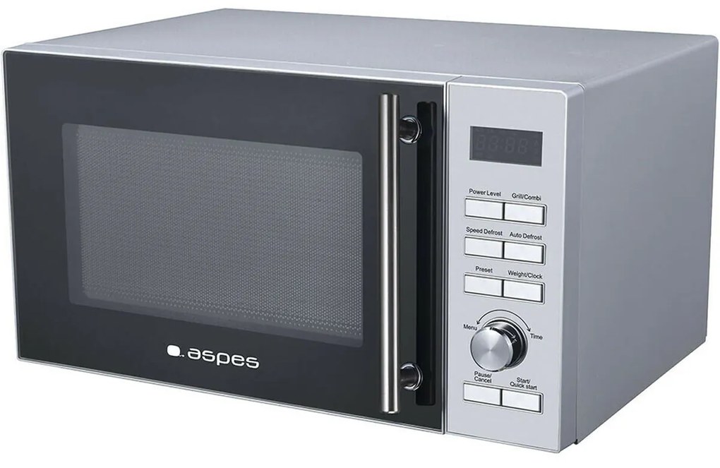 Микровълнова Фурна с Грил Aspes AMWC25900DGN Стомана 900 W 25 L