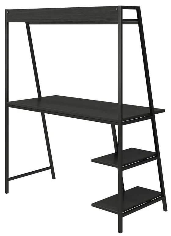 Стенна работна маса с дъбов плот 51x111 cm Bushwick – Novogratz